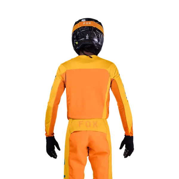 חולצת רכיבה פוקס טורקיז – FOX Flexair Fracture Jersey דוגמן גב