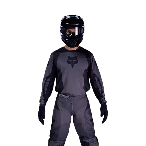 חולצת רכיבה פוקס שחורה FOX 180 Shield Jersey מבט קדמי