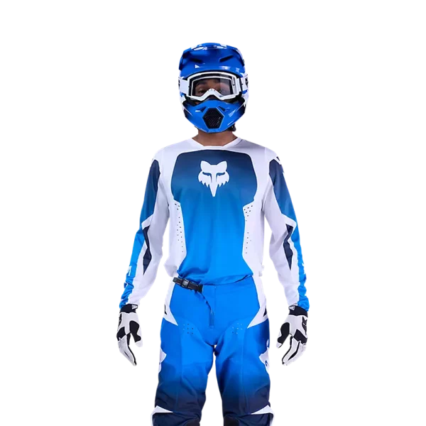 חולצת רכיבה פוקס כחול – FOX 180 Shield Jersey דוגמן