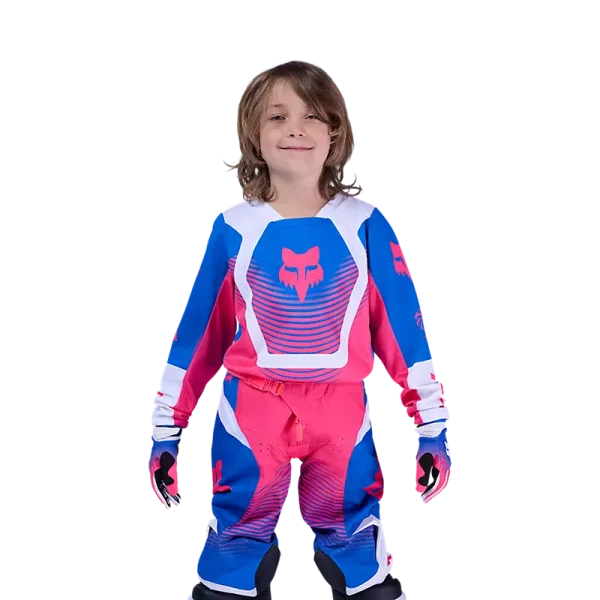 חליפת רכיבה ילדים פוקס ורוד/כחול – FOX YOUTH 180 Collect