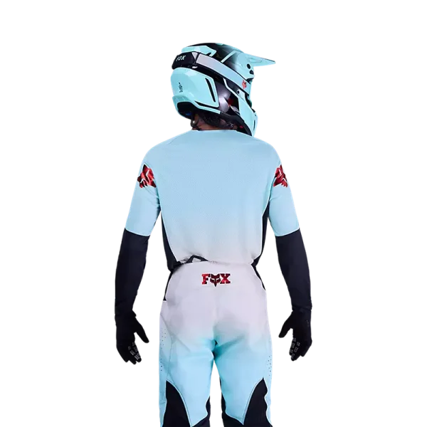 חולצת רכיבה פוקס טורקיז – FOX 360 Drip Jersey דוגמן גב