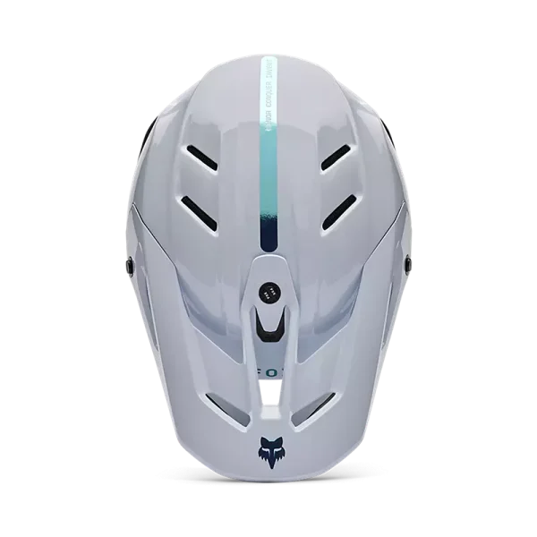 קסדת שטח פוקס לבן – FOX V3 RS Ghost מבט מלמעלה