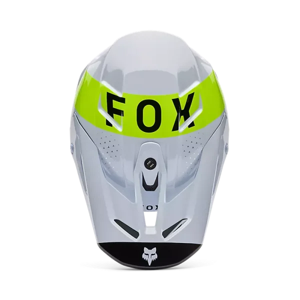 קסדת שטח פוקס לבן – FOX V3 Tine מלמעלה