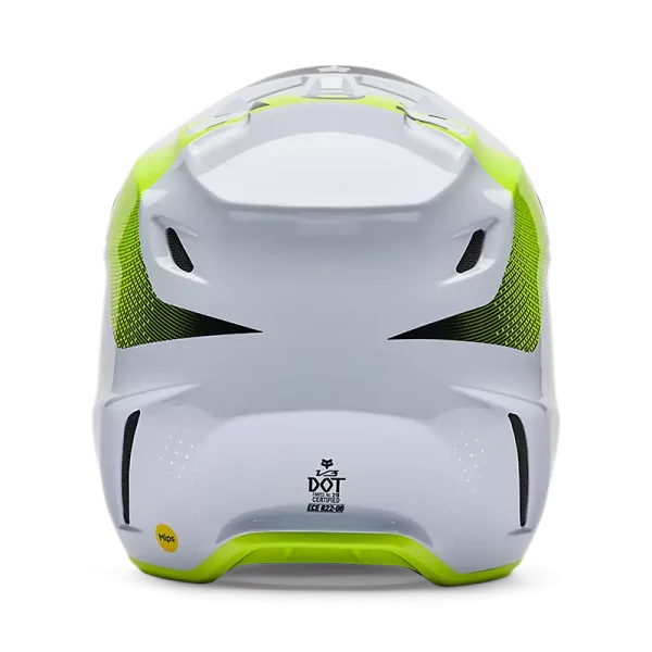 קסדת שטח פוקס לבן – FOX V3 Tine מאחור