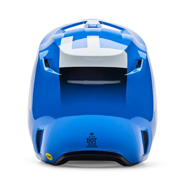 קסדת FOX V1 Shield כחול – מבט אחורי