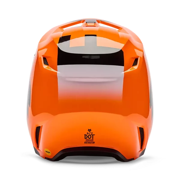 קסדת שטח פוקס כתום – FOX V1 Shield מאחורה