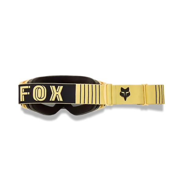 משקף אבק פוקס שחור צהוב – FOX Vue Inning Goggle Vivid מבט אחורי רצועה