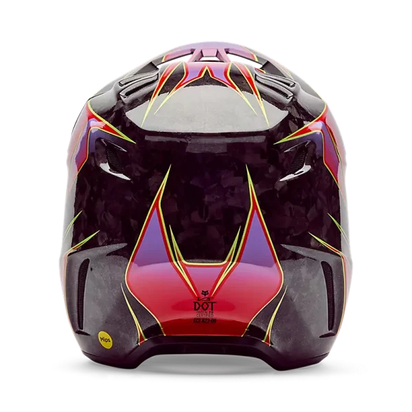 קסדת שטח FOX V3 RS Canvas אקווה – מבט אחורי