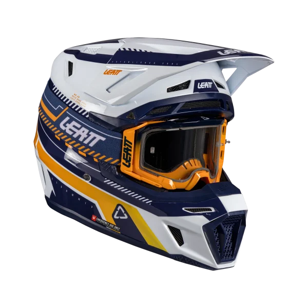 קסדת שטח ליט כולל משקף כתום – LEATT MOTO 8.5 V26 Orange