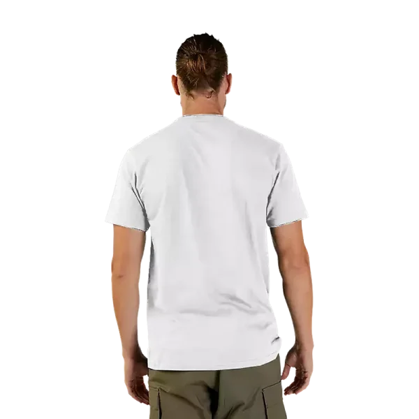 חולצת טי-שירט פוקס לבנה FOX Head SS Prem Tee מבט אחורי