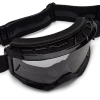 משקף אבק פוקס שחור FOX RACING MAIN GOGGLE תקריב
